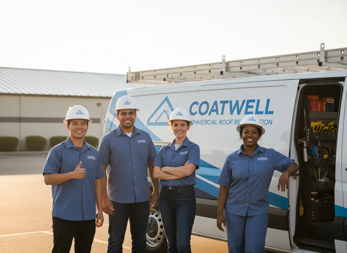 Commercial roof coating company in Feeding Hills, MA